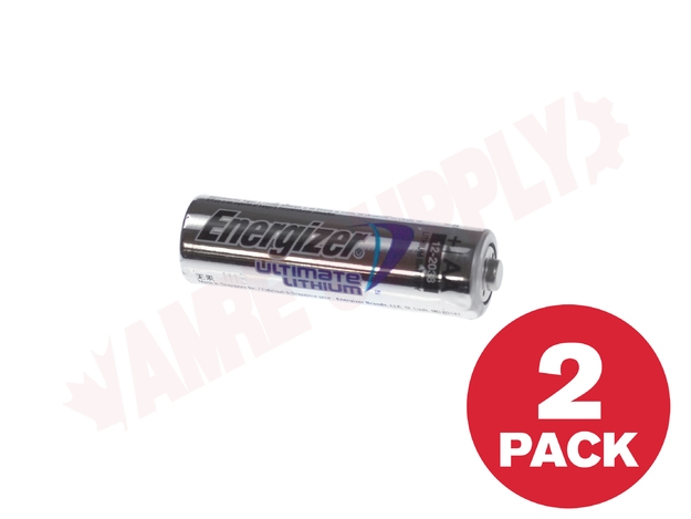 Photo 1 of L91BP-2 : Energizer Ultimate Lithium AA Batteries, 2/Pack