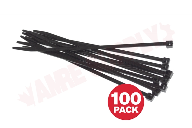 Photo 1 of CT0540ST-X-C : WiringPro 5.8 40lb Cable Tie, Black, 100/Package