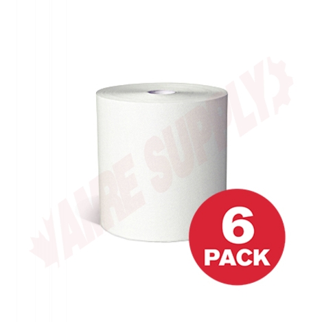 Photo 1 of 01959 : White Swan Long Hardwound Towel Roll, White, 800 ft/Roll, 6 Rolls/Case