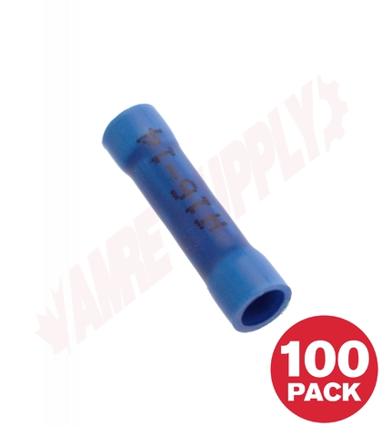 Photo 1 of P-BBS : WiringPro 16-14 Butt Connector, 100/Package