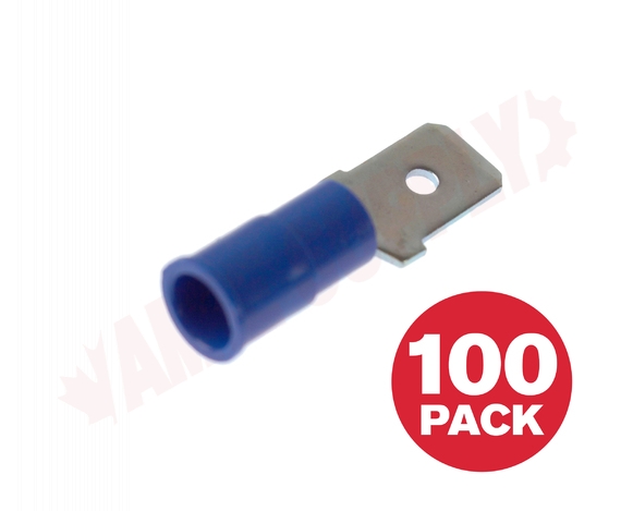 Photo 1 of P-BQDM-250 : WiringPro 16-14 Male Quick Disconnect Terminals, 100/Package