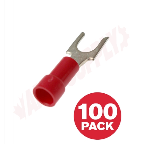 Photo 1 of P-RS10 : WiringPro #10 22-18 Block Spade Tongue Terminals, 100/Package