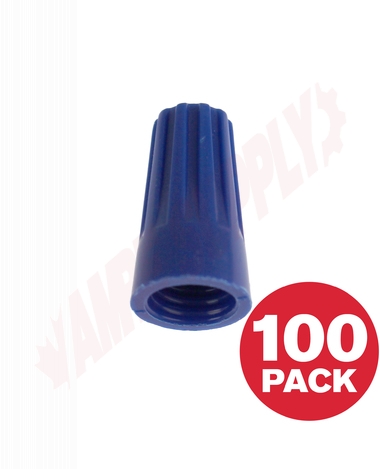 Photo 1 of P-WC-BLUE : WiringPro 22-14 Twist-On Wire Connector, Blue, Thermoplastic, 100/Package