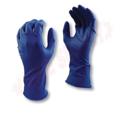 Photo 2 of 5553PF-L : Watson Grease Monkey Blue Latex Gloves, Large, 50/Box