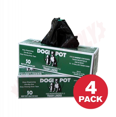 Photo 1 of S-20825 : DOGIPOT Liner Trash Bags, 4 Cases