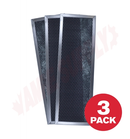 Photo 1 of 1156-3 : Carrier 1156-3 Air Cleaner Carbon Filters, 15-1/8 x 5 x 3/8, M ER V 4, 3/Pack