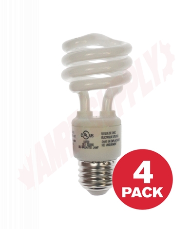 Photo 1 of CF13/50K/4PK : 13W Spiral Compact Fluorescent Lamps, 5000K, 4/Pack
