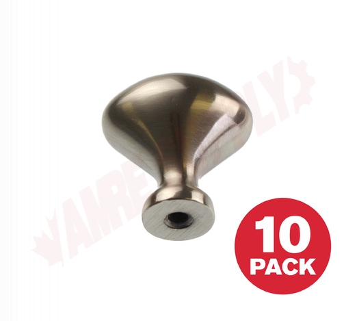 Photo 1 of DP4443195 : Richelieu 1-1/4 Contemporary Knob, Brushed Nickel, 10 Pack