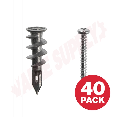 Photo 1 of MA8LVVA : Reliable Fasteners Metal Anchor, #8 x 1-5/8, 40/Pack