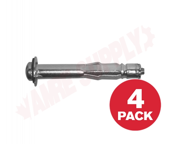 Photo 1 of HWA316SMR : Reliable Fasteners Hollow Wall Anchor, 3/16, 4/Pack
