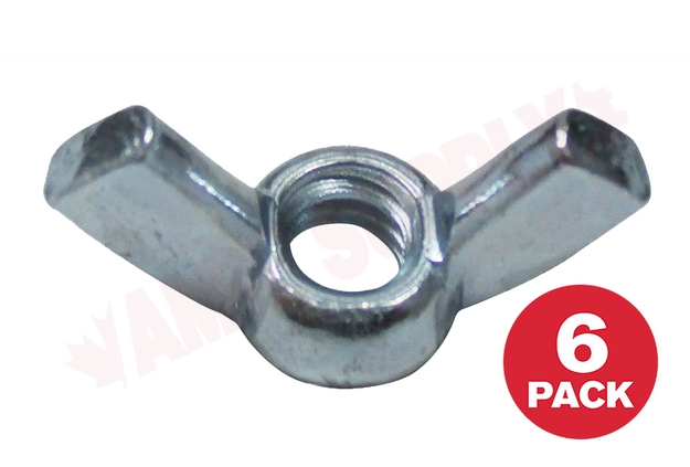 Photo 1 of CWNZ832MR : Reliable Fasteners Wing Nut, #8 x Machine/32, 6/Pack