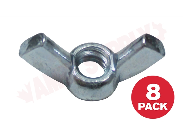 Photo 1 of CWNZ632MR : Reliable Fasteners Wing Nut, #6 x Machine/32, 8/Pack