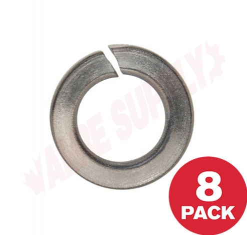 Photo 1 of SLWS14MR : Reliable Fasteners Spring Lock Washer, Stainless Steel, 1/4, 8/Pack