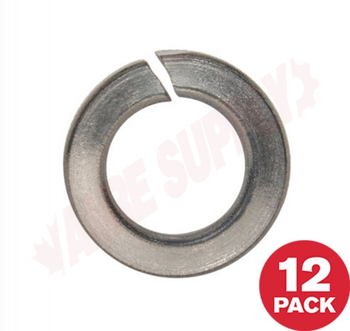 Photo 1 of SLWS10MR : Reliable Fasteners Spring Lock Washer, Stainless Steel, #10, 12/Pack