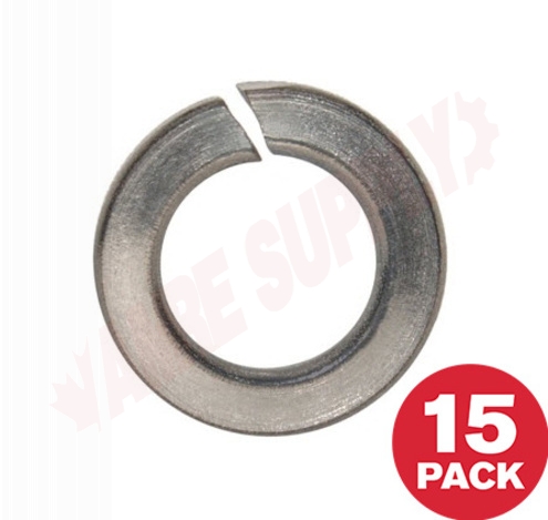 Photo 1 of SLWS8MR : Reliable Fasteners Spring Lock Washer, Stainless Steel, #8, 15/Pack