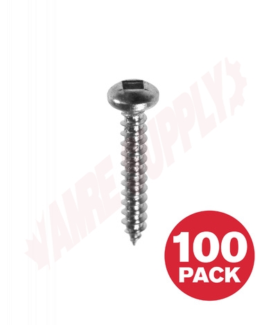 Photo 1 of PKAZ81VP : Reliable Fasteners Sheet Metal Screw, Pan Head, #8 x 1, 100/Pack
