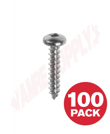 Photo 1 of PKAZ101VP : Reliable Fasteners Metal Screw, Pan Head, #10 x 1, 100/Pack