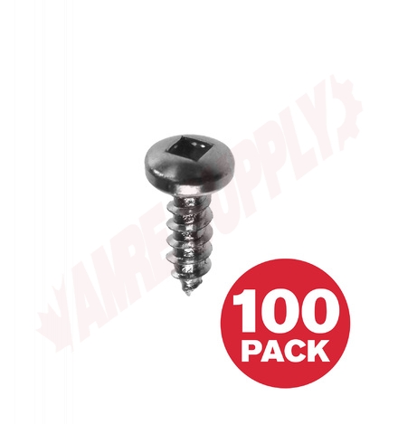 Photo 1 of PKAZ812VP : Reliable Fasteners Sheet Metal Screw, Pan Head, #8 x 1/2, 100/Pack