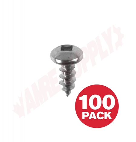 Photo 1 of PKAZ1012VP : Reliable Fasteners Metal Screw, Pan Head, #10 x 1/2, 100/Pack