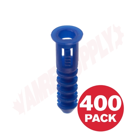 Photo 1 of PA14J : Reliable Fasteners Plastic Anchor, #8-9-10 x 1/4, 400/Pack