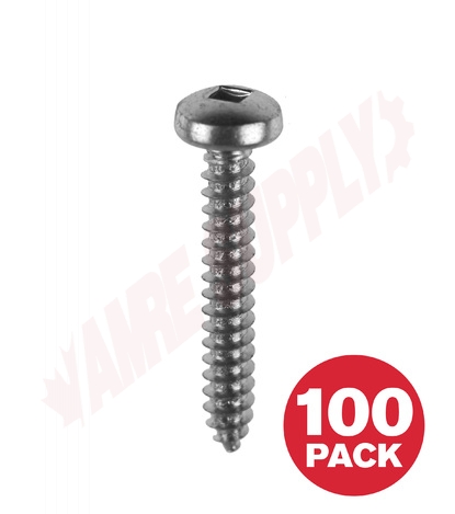 Photo 1 of PKAZ10114VP : Reliable Fasteners Metal Screw, Pan Head, #10 x 1-1/4, 100/Pack