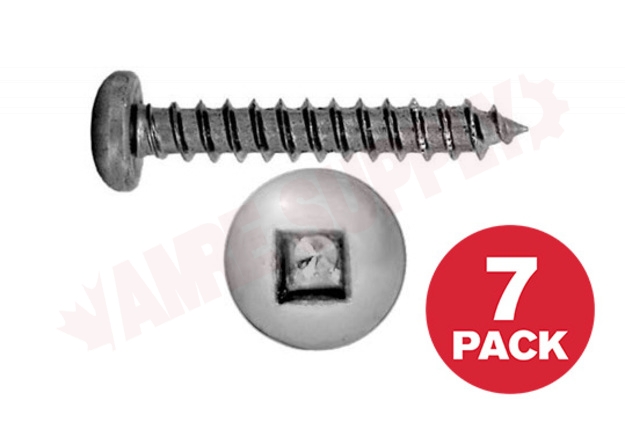 Photo 1 of PKAS834MR : Reliable Fasteners Metal Screw, Pan Head, #8 x 3/4, 7/Pack