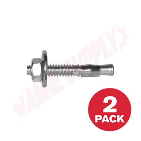 Photo 1 of WAZ12334MK : Reliable Fasteners Concrete Wedge Anchor, 1/2 x 3-3/4, 2/Pack 