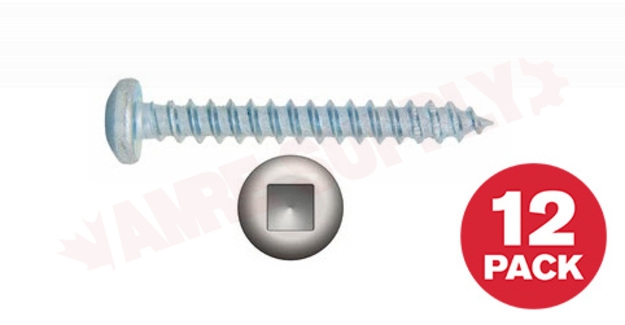 Photo 1 of PKAZ10114MR : Reliable Fasteners Metal Screw, Pan Head, #10 x 1-1/4, 12/Pack