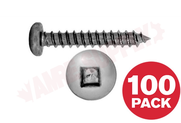 Photo 1 of PKAS10112VP : Reliable Fasteners Metal Screw, Pan Head, #10 x 1-1/2, 100/Pack