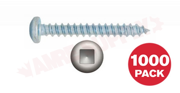 Photo 1 of PKAZ858J : Reliable Fasteners Metal Screw, Pan Head, #8 x 5/8, 1000/Pack