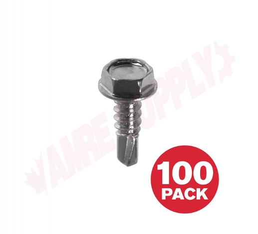 Photo 1 of HTZ1058VP : Reliable Fasteners Metal Screw, Hex Head, #10 x 5/8, 100/Pack