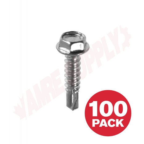 Photo 1 of HTZ834VP : Reliable Fasteners Metal Screw, Hex Head, #8 x 3/4, 100/Pack