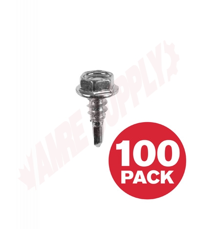Photo 1 of HTZ812VP : Reliable Fasteners Metal Screw, Hex Head, #8 x 1/2, 100/Pack