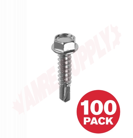 Photo 1 of HTZ121VP : Reliable Fasteners Metal Screw, Hex Head, #12 x 1, 100/Pack
