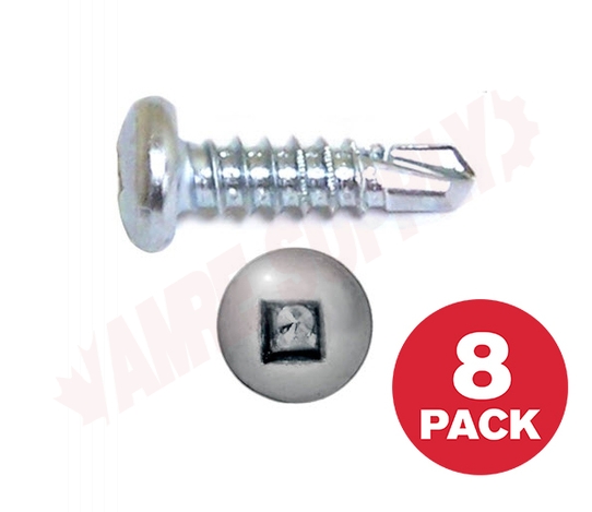 Photo 1 of PKTZ1034MR : Reliable Fasteners Metal Screw, Pan Head, #10 x 3/4, 8/Pack