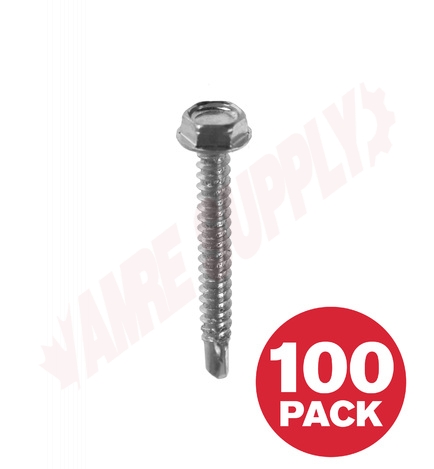 Photo 1 of HTZ10112VP : Reliable Fasteners Metal Screw, Hex Head, #10 x 1-1/2, 100/Pack