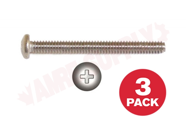 Photo 1 of PPMS141MR : Reliable Fasteners Machine Screw, Pan Head, 1/4-20 x 1, 3/Pack