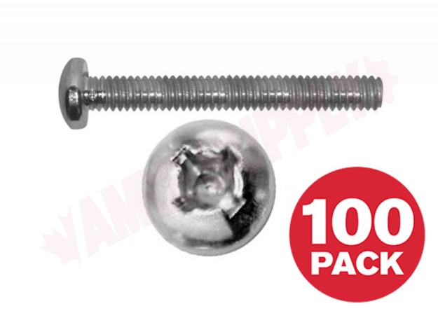 Photo 1 of PKMZ10241VP : Reliable Fasteners Machine Screw, Pan Head, 10-24 x 1, 100/Pack