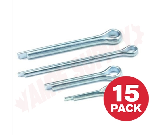 Photo 1 of CPINMR : Reliable Fasteners Cotter Pins, Assorted Sizes, 15/Pack