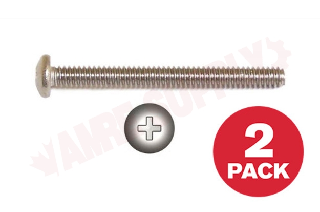 Photo 1 of PPMS14112MR : Reliable Fasteners Machine Screw, Pan Head, 1/4-20 x 1-1/2, 2/Pack