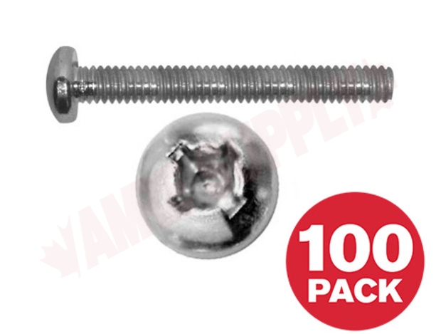 Photo 1 of PKMZ1024112VP : Reliable Fasteners Machine Screw, Pan Head, 10-24 x 1-1/2, 100/Pack
