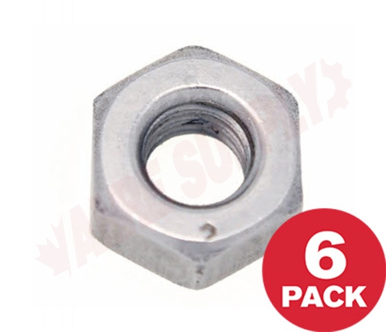 Photo 1 of FHNCS14MR : Reliable Fasteners Hex Nut, 1/4 x Machine/20, 6/Pack