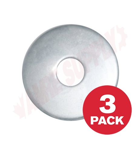 Photo 1 of FWZ516MR : Reliable Fasteners Fender Washer, Zinc, 5/16 x 1-1/2, 3/Pack