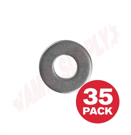 Photo 1 of PWZ18MR : Reliable Fasteners Flat Washer, USS, Zinc, 1/8, 35/Pack