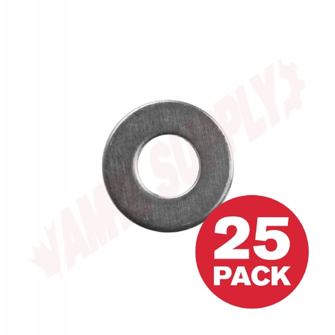 Photo 1 of PWZ316MR : Reliable Fasteners Flat Washer, USS, Zinc, 3/16, 25/Pack