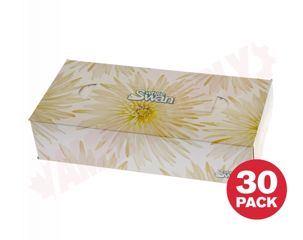 Photo 1 of 08301 : White Swan Classic Facial Tissue, 2 Ply, 100 Sheets/Box, 30 Boxes/Case