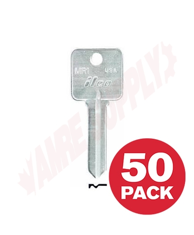 Photo 1 of MR1 : Ilco Rousseau 6 Pin Blank, 50/Pack