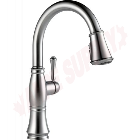Photo 1 of 9197-AR-PR-DST : Delta Cassidy Pull Down Kitchen Faucet, Arctic Stainless 