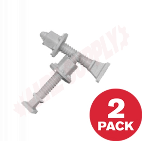 Photo 1 of 1282102 : LynCar Toilet Floor Bolts, 2-1/2, 2/Pack