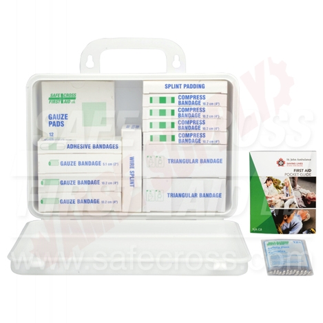 Photo 1 of 50420 : Safe Cross Plastic First Aid Kit, 16 Unit, Ontario #9 Section 